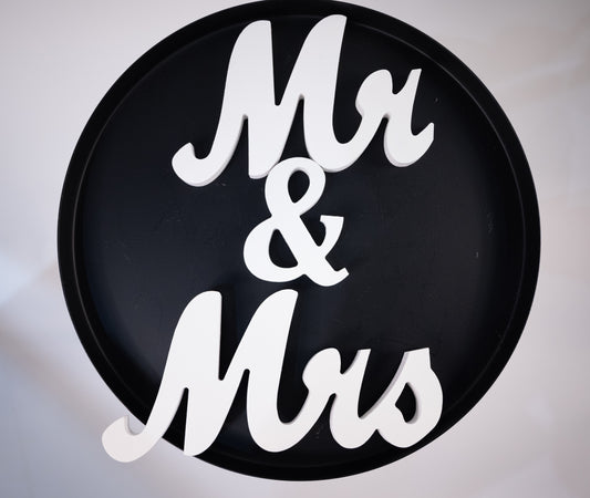 Mr & Mrs- kyltit